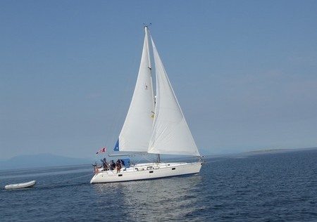 The comfortable sailing Beneteau 40 Yacht Rental with full accommodations. I